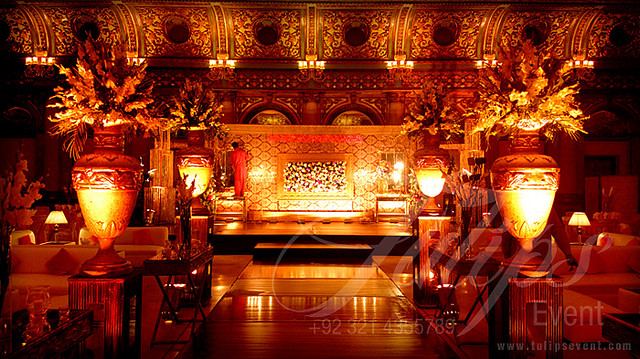 Walima Stage in Lahore by Asian Events