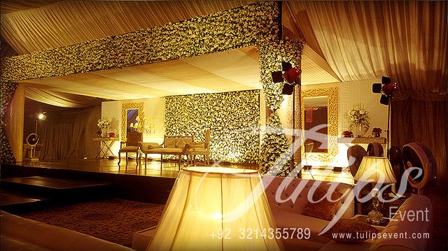 Walima Stage in Lahore by Asian Events