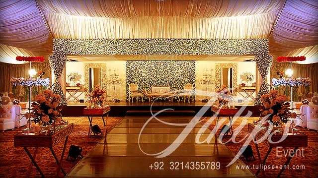Walima Stage in Lahore by Asian Events